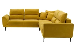 Narożnik musztardowy QUATTRO lewy