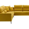 Narożnik musztardowy QUATTRO prawy