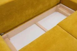 Narożnik musztardowy QUATTRO prawy