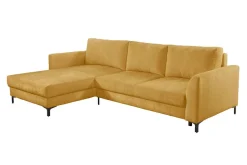 Narożnik musztardowy rozkładany SALVA lewy