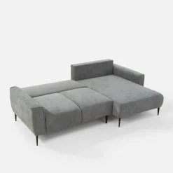 Narożnik na wysokich nóżkach rozkładany CUSTOM III prawy