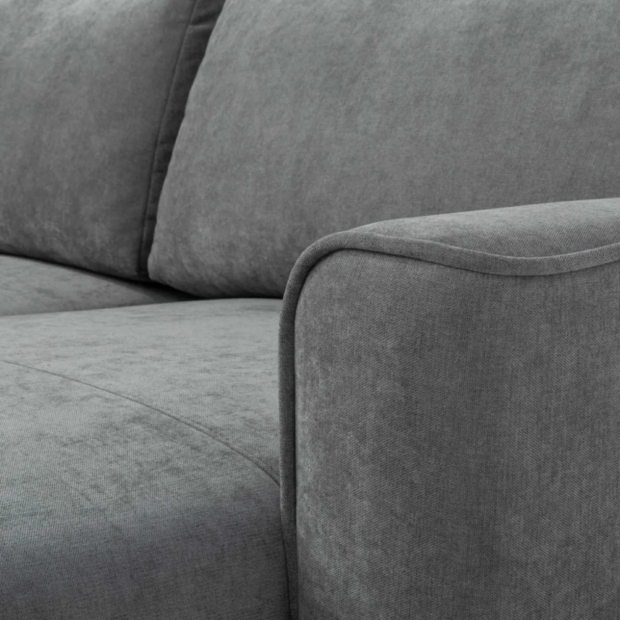 Narożnik na wysokich nóżkach rozkładany CUSTOM III prawy