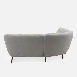 Narożnik pikowany beżowy SCANDI lewy