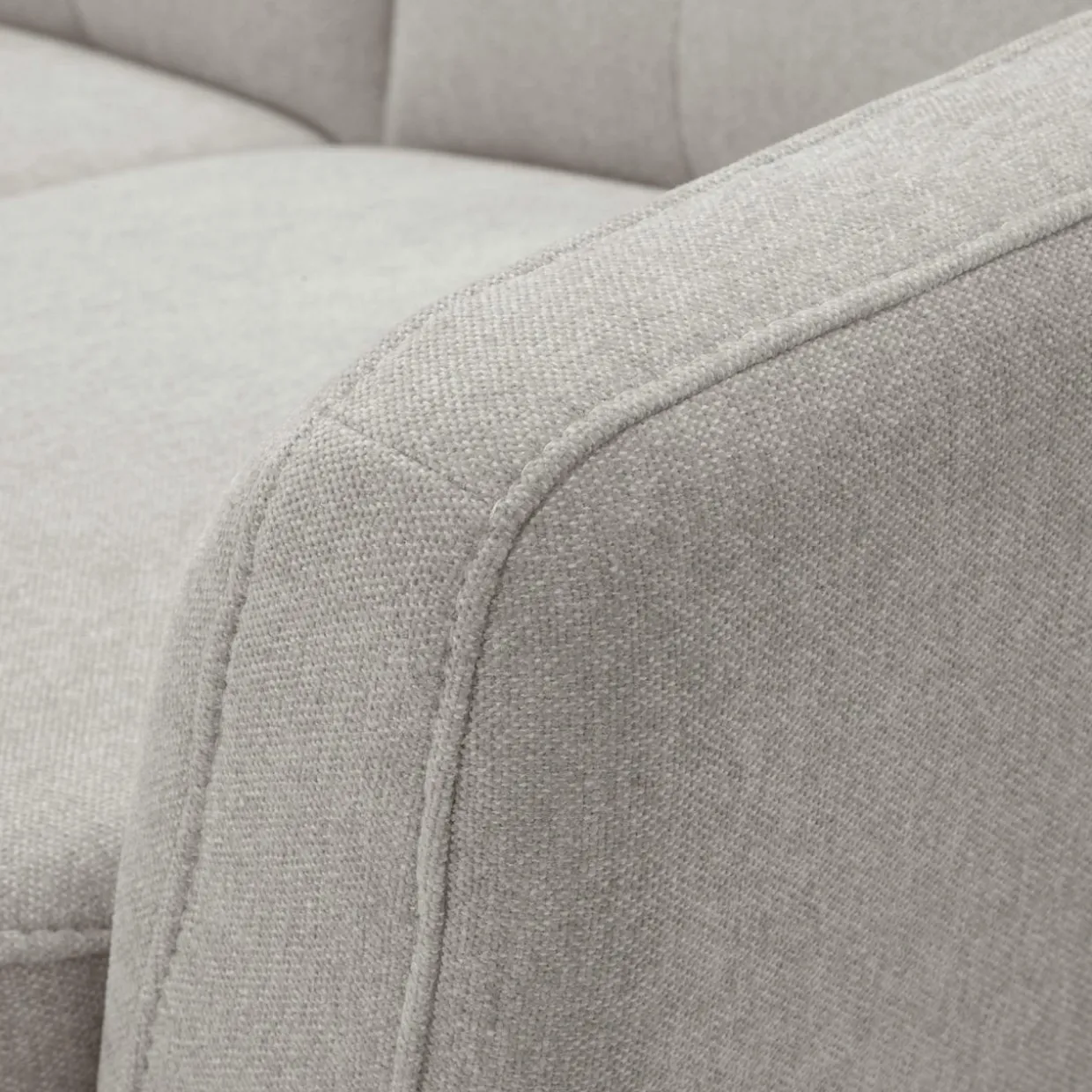 Narożnik pikowany beżowy SCANDI prawy