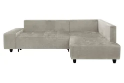 Narożnik rozkładany beżowy CALPE prawy