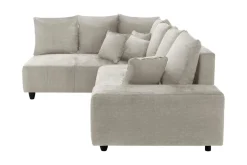 Narożnik rozkładany beżowy CALPE lewy