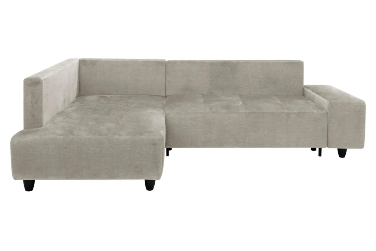 Narożnik rozkładany beżowy CALPE lewy