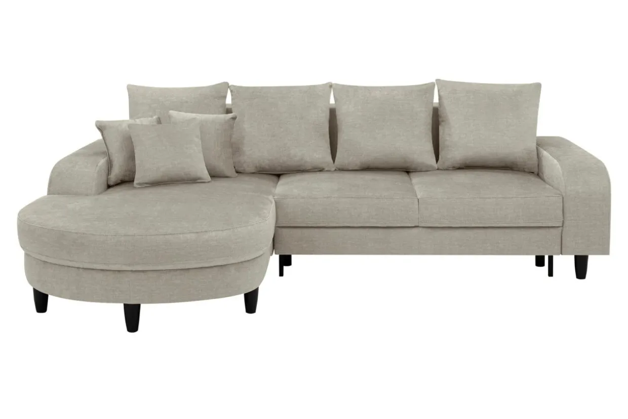 Narożnik rozkładany beżowy NAPOLI lewy