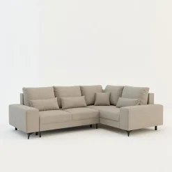 Narożnik rozkładany beżowy PIAVE prawy