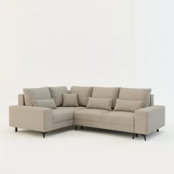 Narożnik rozkładany beżowy PIAVE lewy