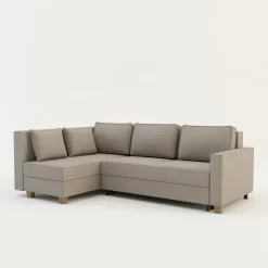 Narożnik rozkładany beżowy SPELLO lewy