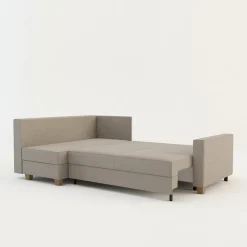 Narożnik rozkładany beżowy SPELLO lewy