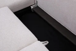 Narożnik rozkładany boucle beżowy ZURICH prawy