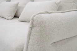 Narożnik rozkładany boucle beżowy ZURICH prawy