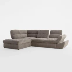 Narożnik rozkładany brązowy GALLANO L lewy