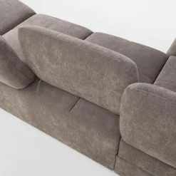 Narożnik rozkładany brązowy GALLANO L lewy