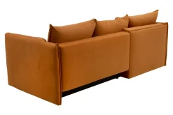 Narożnik rozkładany bursztynowy SUNNY