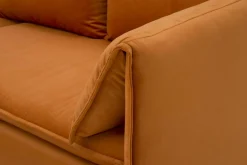 Narożnik rozkładany bursztynowy SUNNY