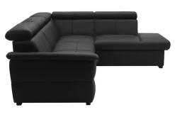 Narożnik rozkładany czarny TOWN prawy