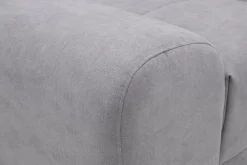 Narożnik rozkładany DL pikowany szary WAVE