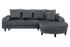 Narożnik rozkładany grafit NAPOLI prawy