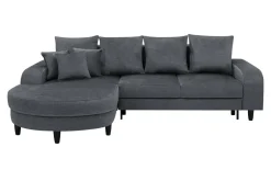 Narożnik rozkładany grafit NAPOLI lewy