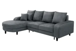 Narożnik rozkładany grafit NAPOLI lewy