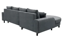 Narożnik rozkładany grafit NAPOLI lewy