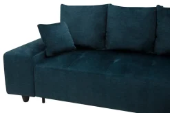 Narożnik rozkładany granatowy CALPE prawy