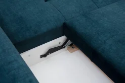 Narożnik rozkładany granatowy CALPE prawy