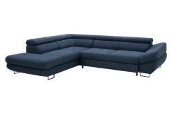 Narożnik rozkładany granatowy FABIO prawy