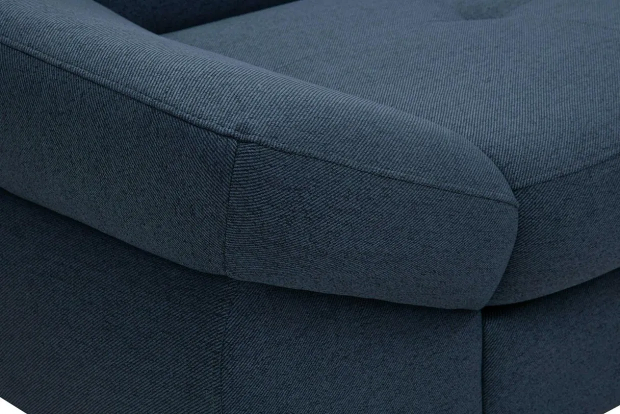 Narożnik rozkładany granatowy FABIO lewy