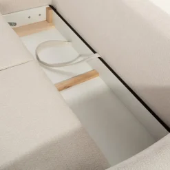 Narożnik rozkładany jasnobeżowy SOUL L prawy