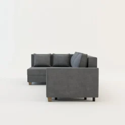 Narożnik rozkładany jasnoszary SPELLO lewy