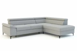 Narożnik rozkładany jasnoszary LONIGO lewy