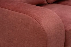 Narożnik rozkładany koralowy NAPOLI prawy