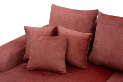 Narożnik rozkładany koralowy NAPOLI lewy