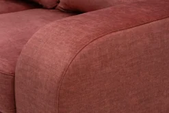 Narożnik rozkładany koralowy NAPOLI lewy