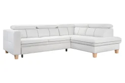 Narożnik rozkładany kremowy ZANTE prawy