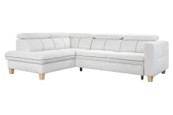 Narożnik rozkładany kremowy ZANTE lewy