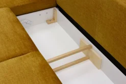 Narożnik rozkładany miodowy HARISON lewy