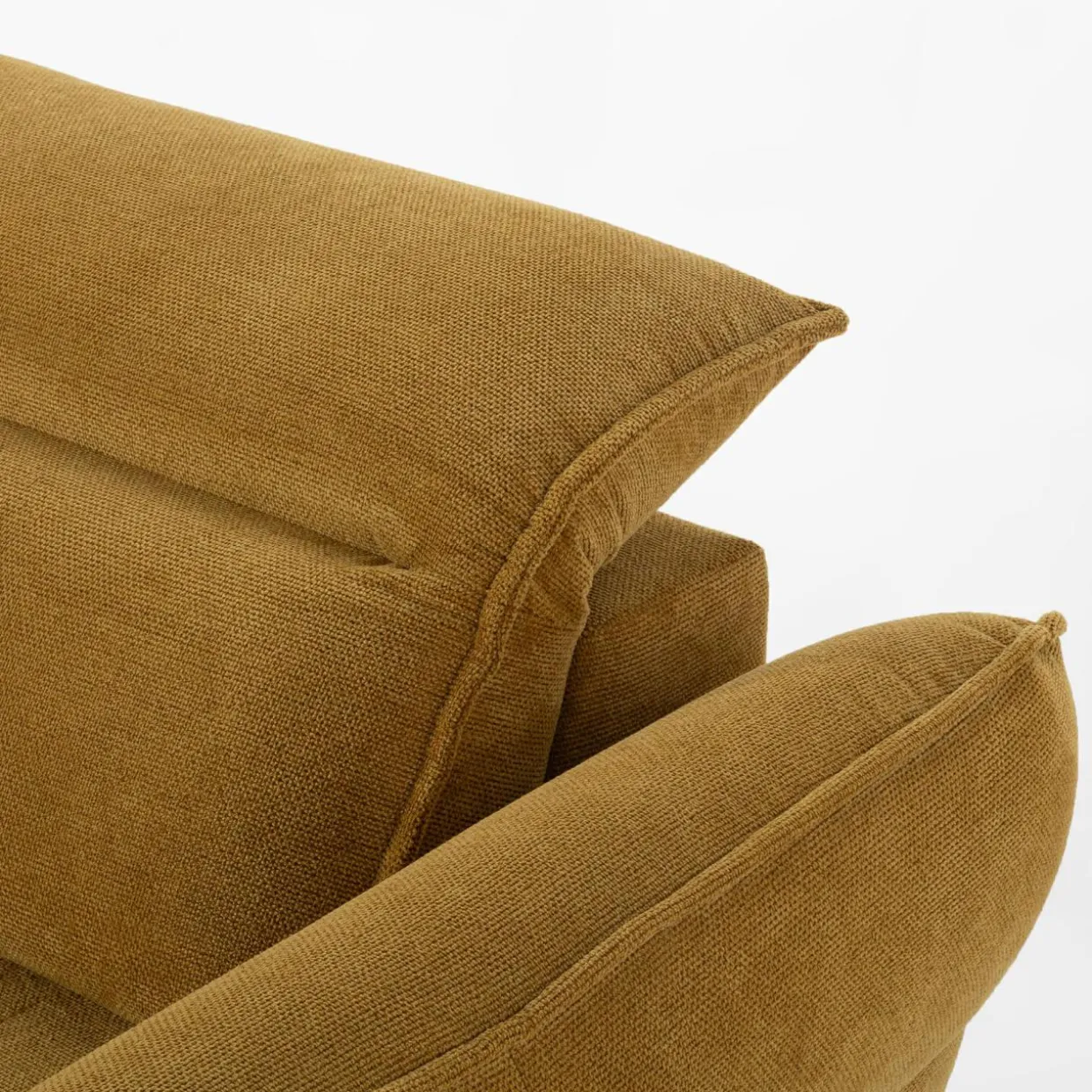 Narożnik rozkładany musztardowy ALESSIO L lewy