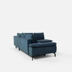 Narożnik rozkładany niebieski VESPA L prawy