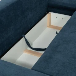 Narożnik rozkładany niebieski VESPA L prawy