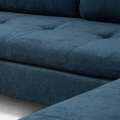 Narożnik rozkładany niebieski VESPA L prawy