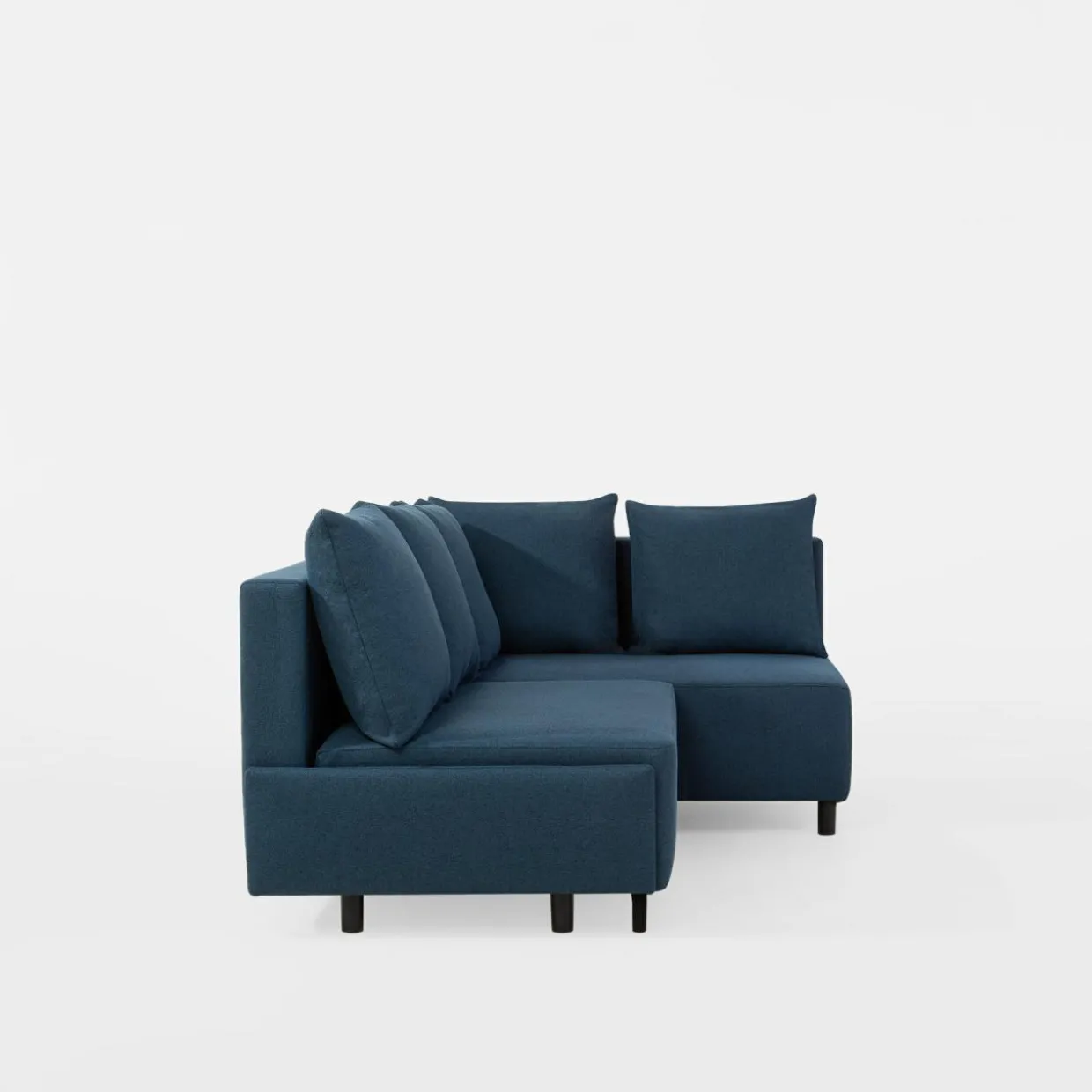 Narożnik rozkładany niebieski LOGOS prawy