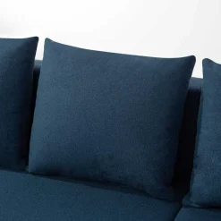 Narożnik rozkładany niebieski LOGOS prawy