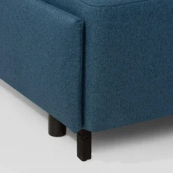 Narożnik rozkładany niebieski LOGOS prawy