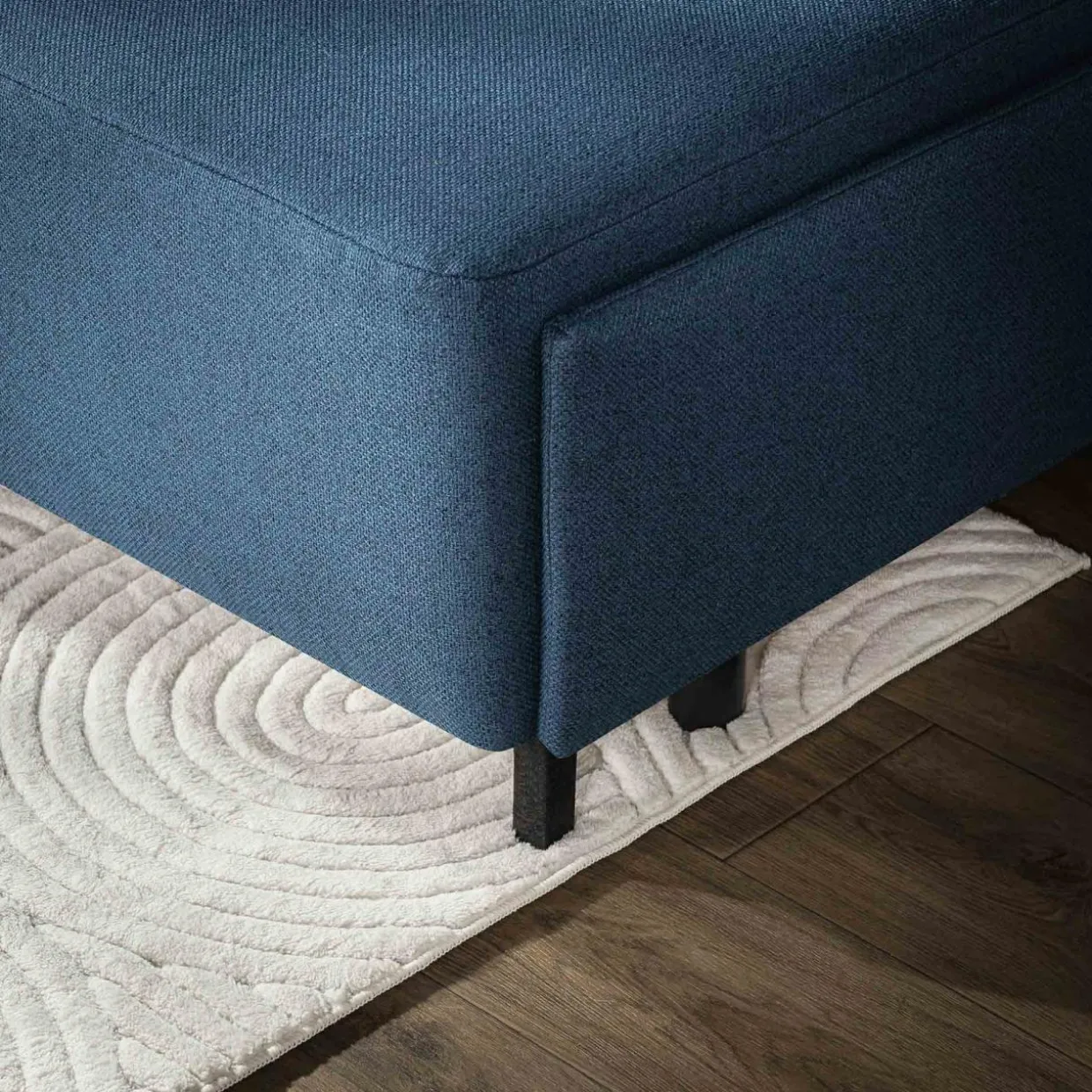 Narożnik rozkładany niebieski LOGOS lewy