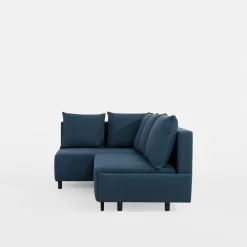 Narożnik rozkładany niebieski LOGOS lewy